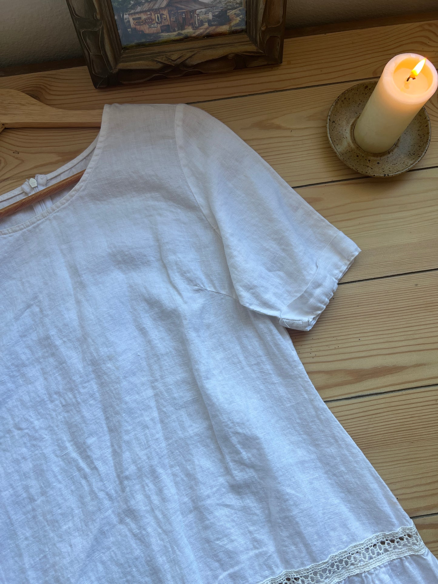 100% Linen Dress (M)