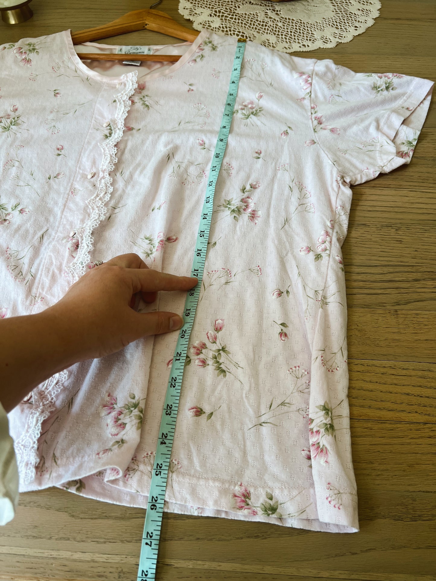 Vintage Floral Blouse (XL)