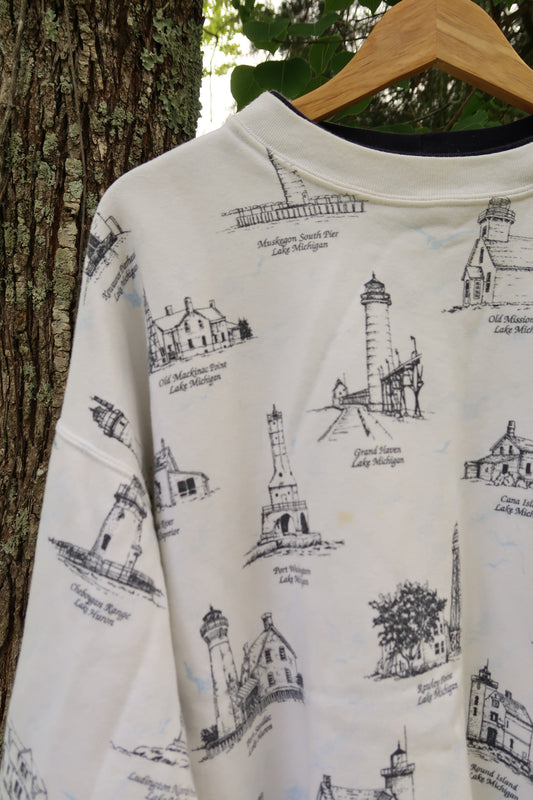 Vintage Lighthouse Crewneck (XL)