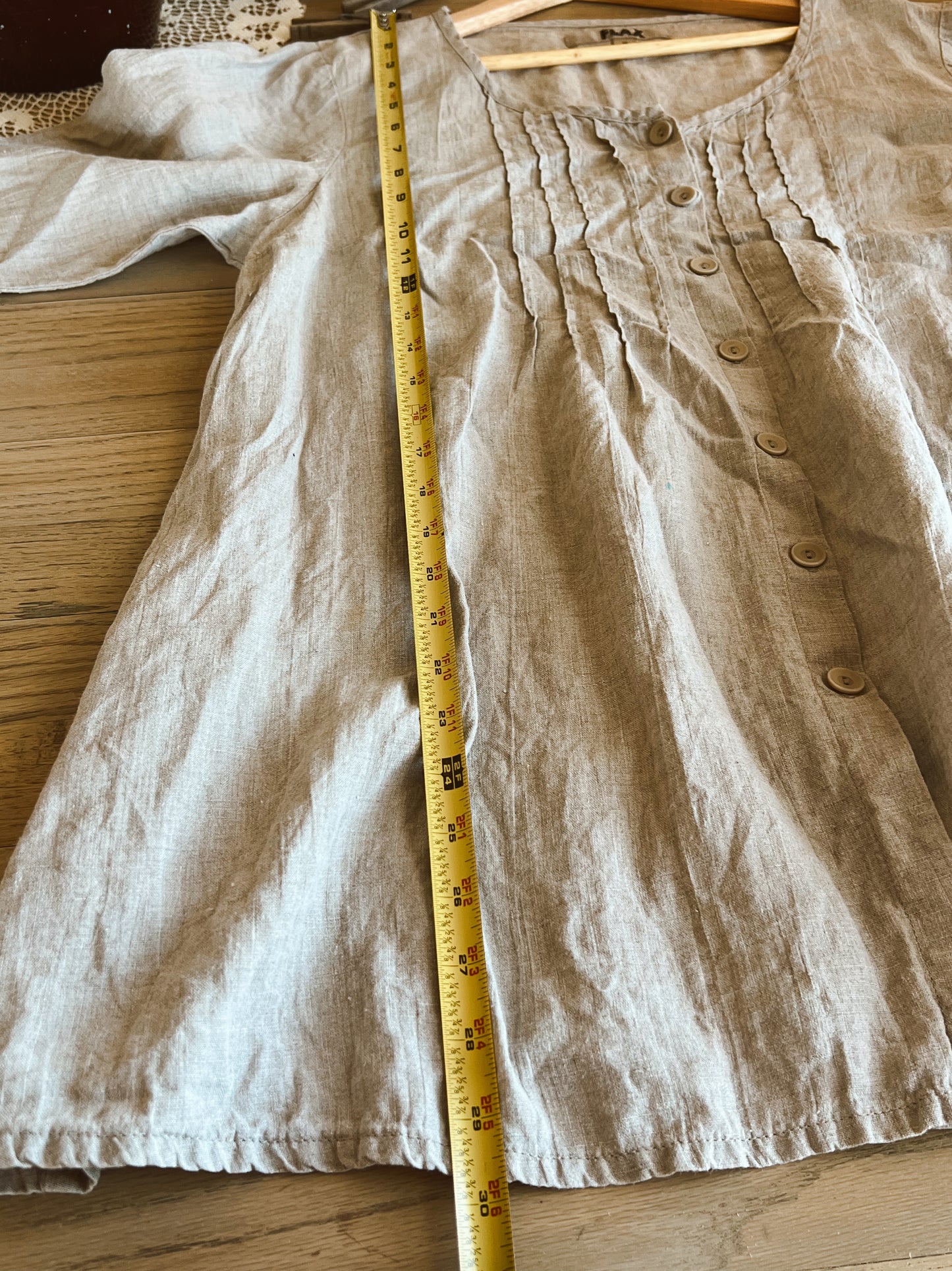 Flax Linen Dress (S)