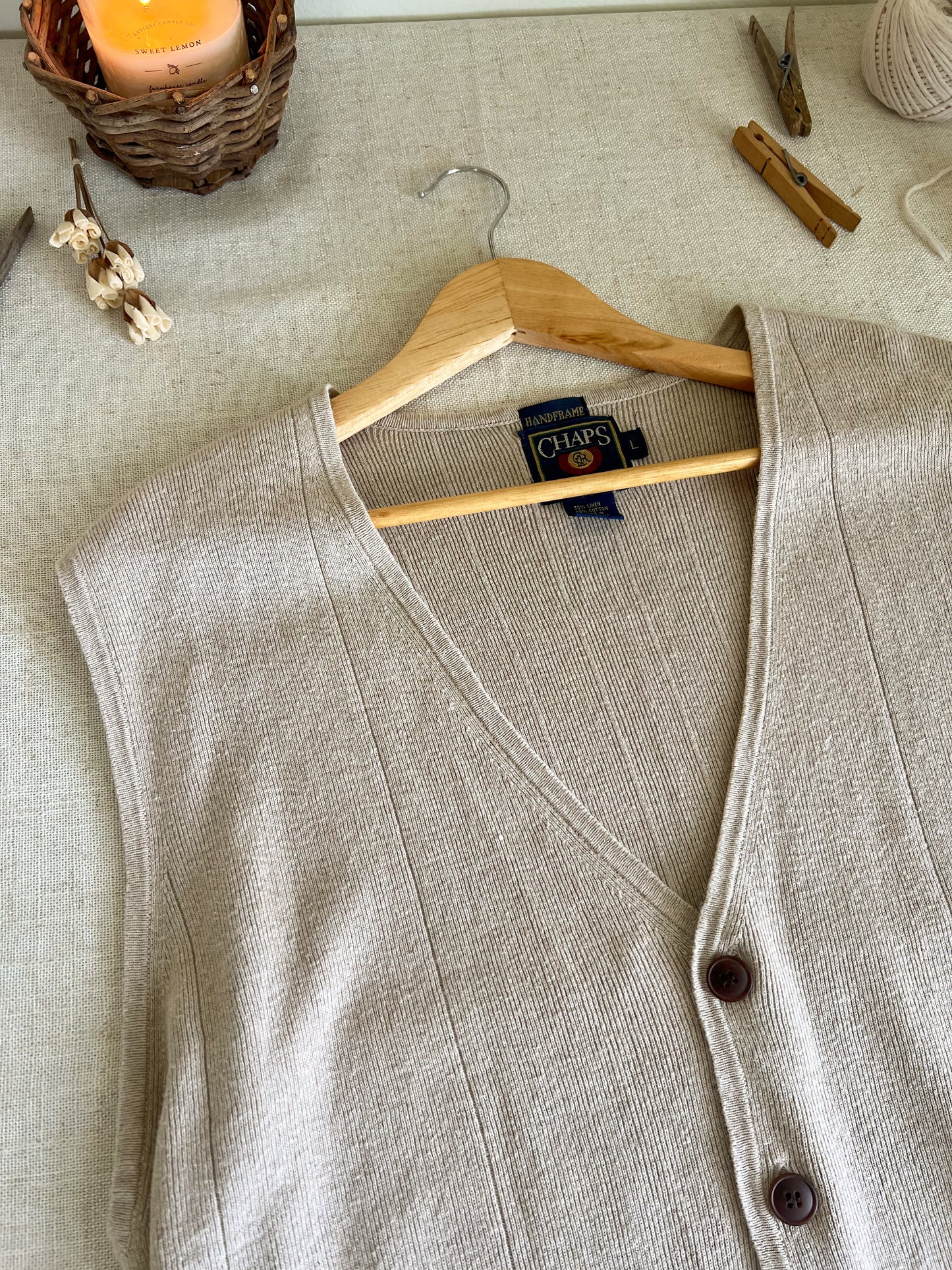 Vtg Ralph Lauren Sweater Vest (L)