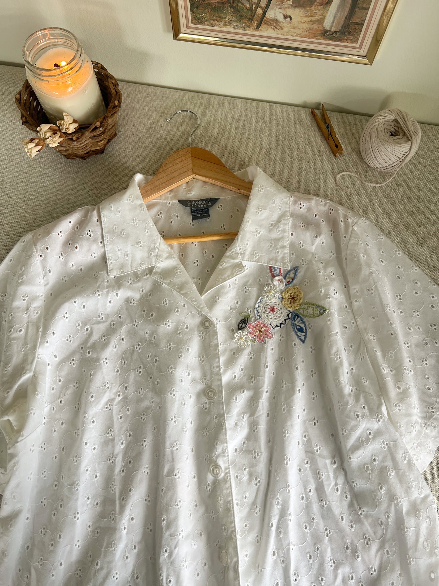 Eyelet Button Up (XL)