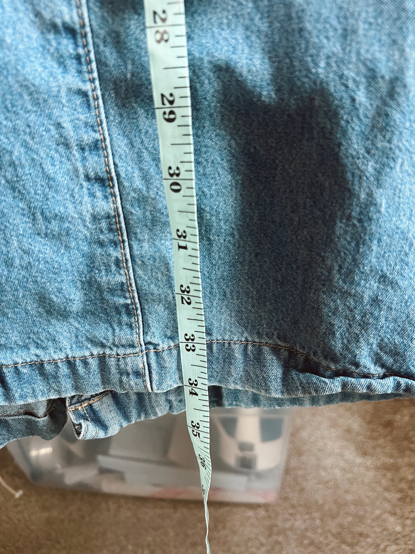 Vintage Denim Skirt (14)