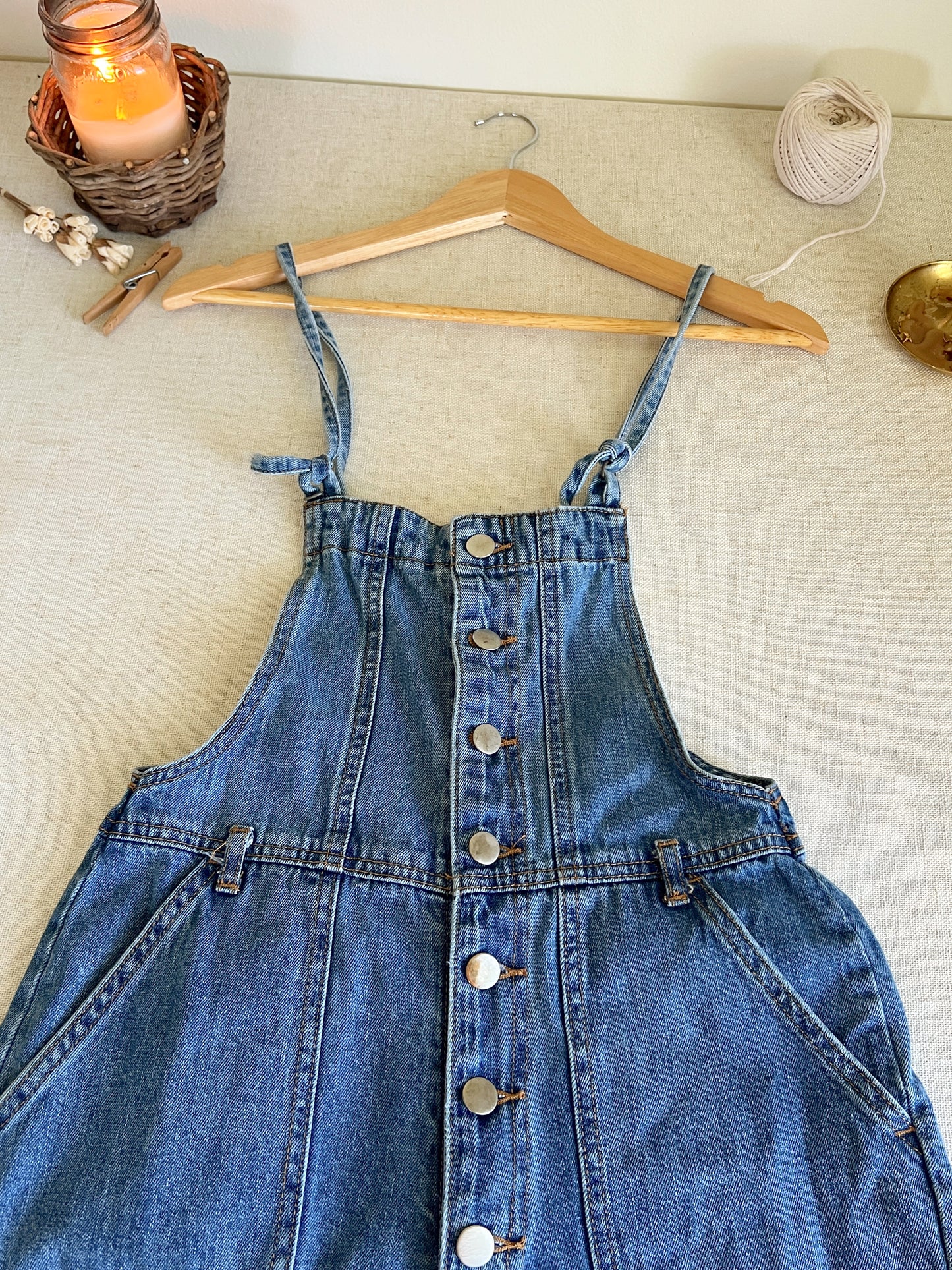 Denim Overalls (S)