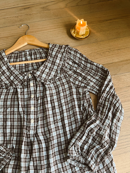 Peter Pan Collared Blouse (S)