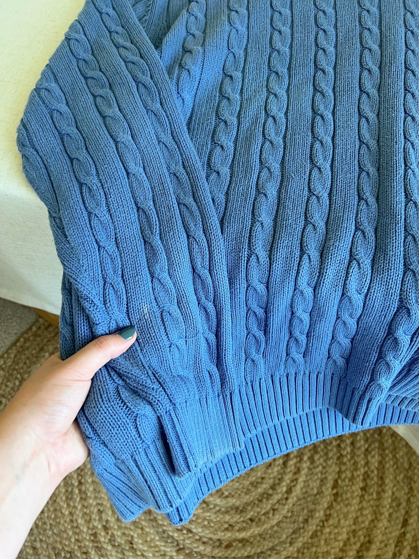Classic Ralph Cable Knit Sweater (XL)