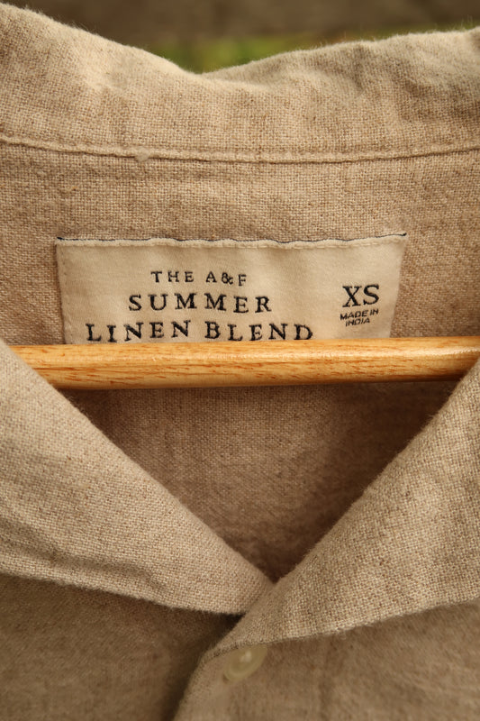 Linen Blend Blouse (XS/S)