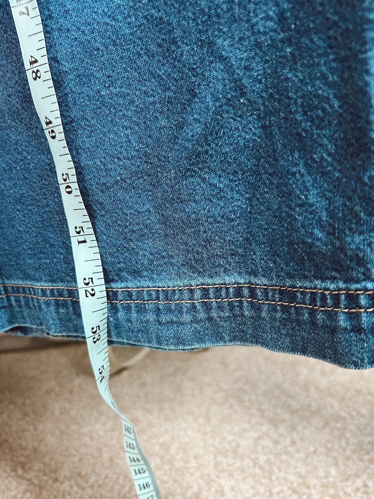 Vintage Overall Dress (M)
