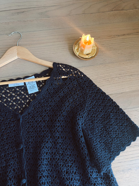 Vintage Knit Cardigan (2X)