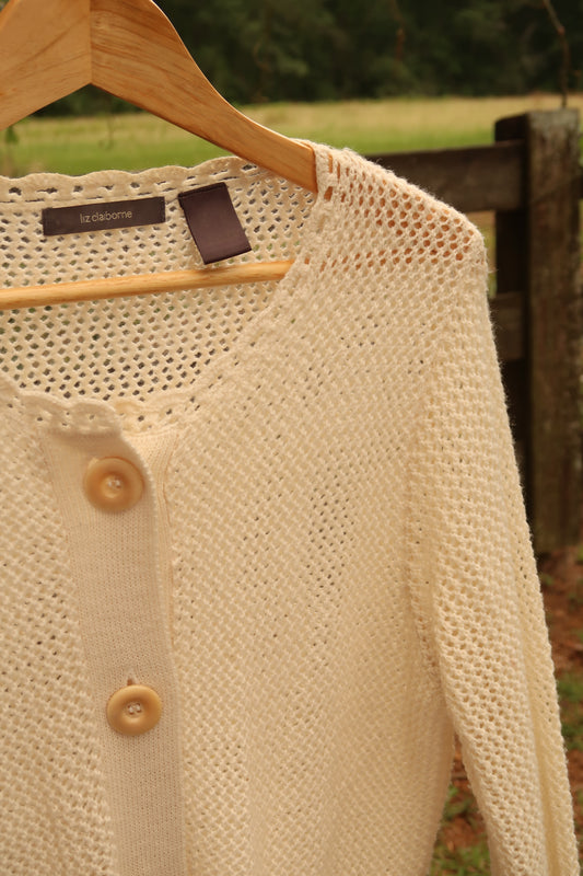 Vintage Wool Cardigan (L)