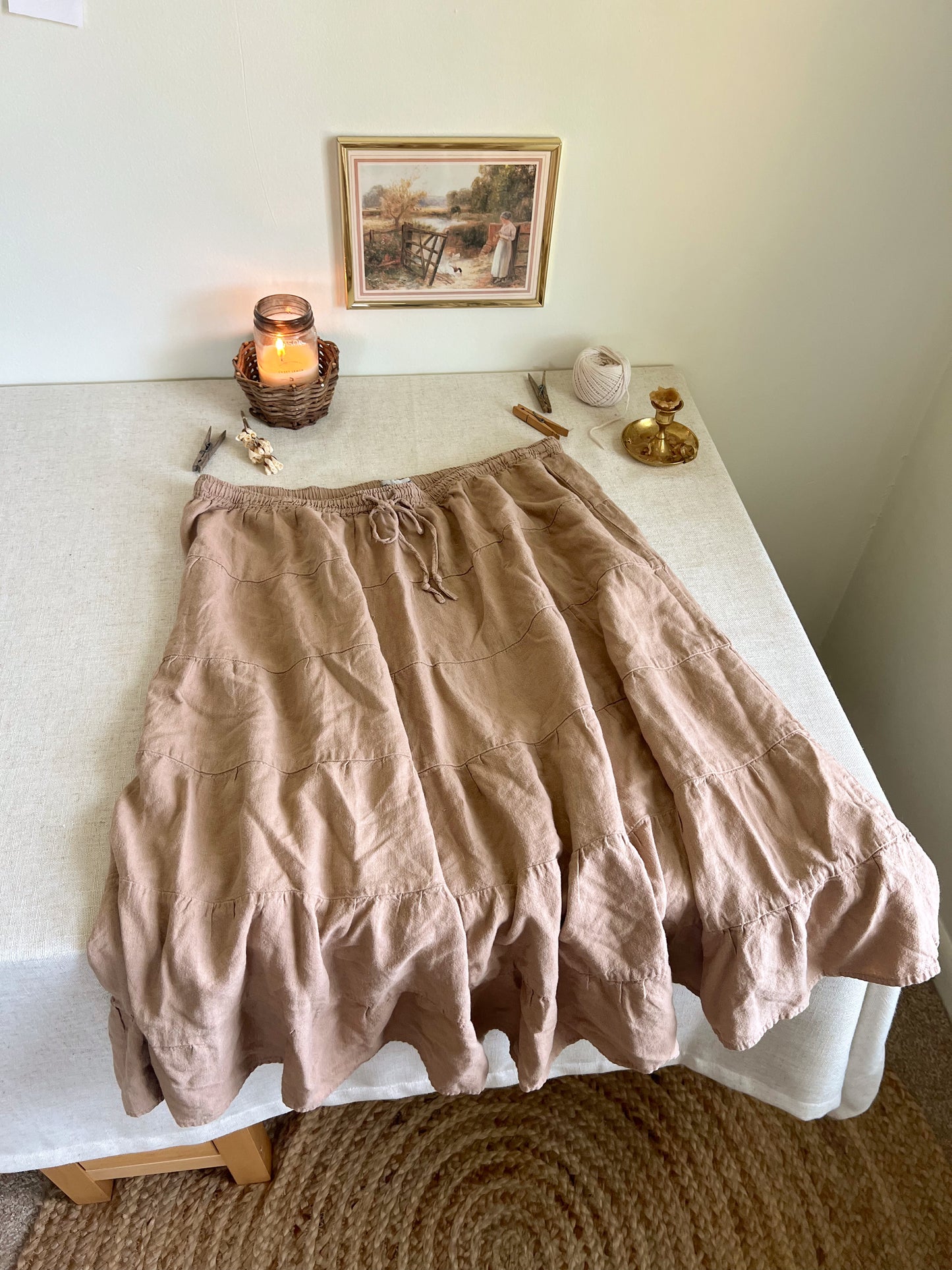 Linen Skirt (36”W)