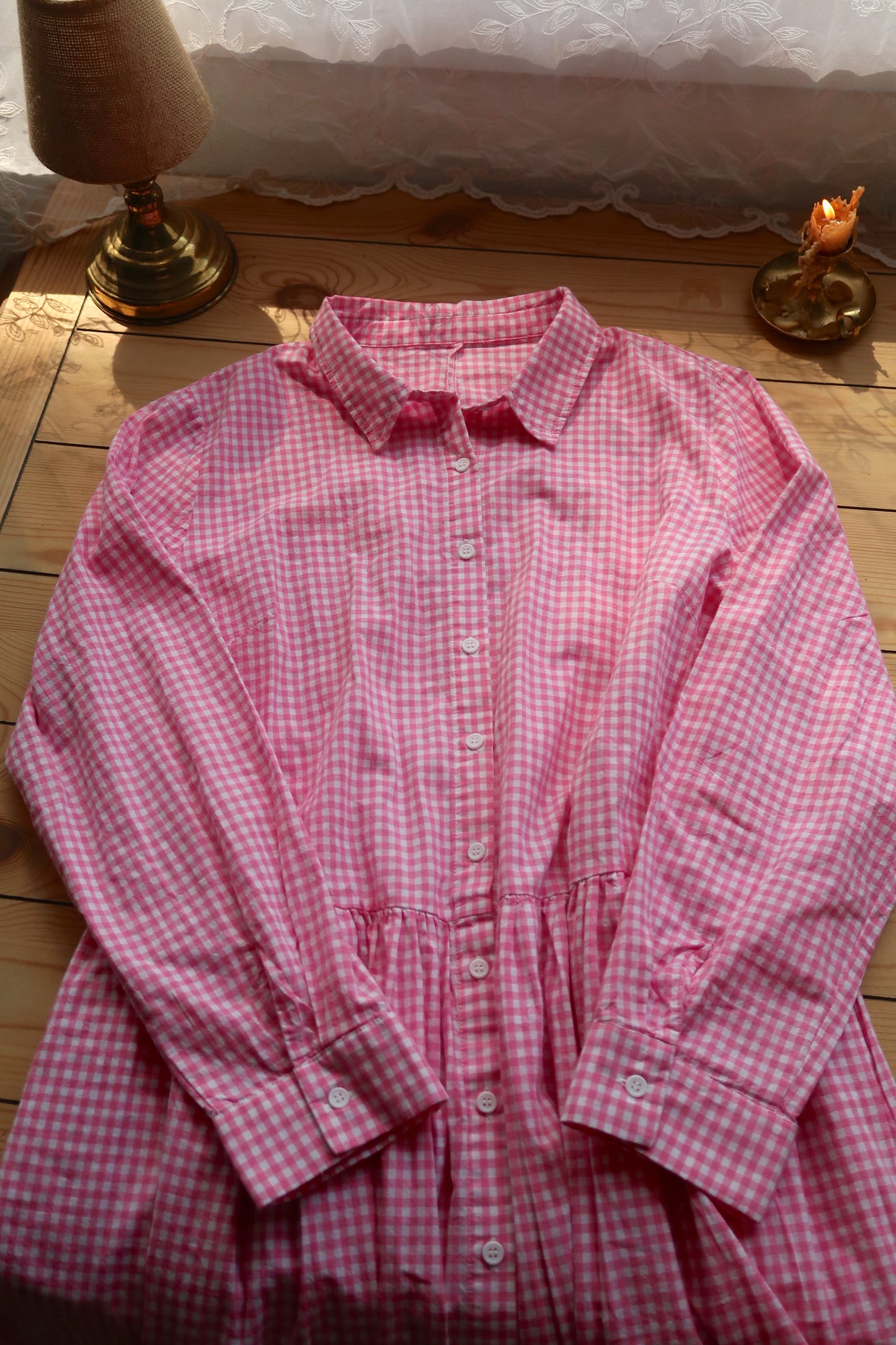 Gingham Maxi Dress (XL)