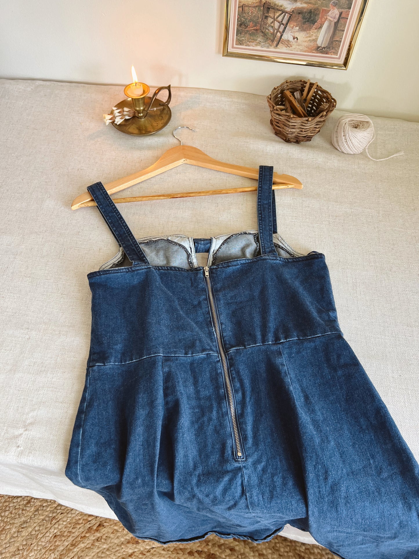Adorable Denim Dress (L)
