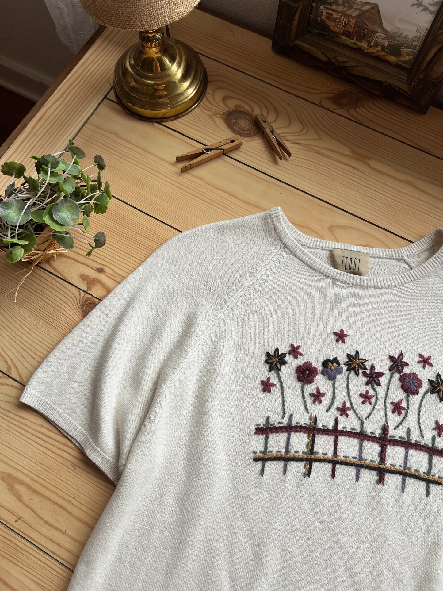 Cozy Floral Blouse (M)