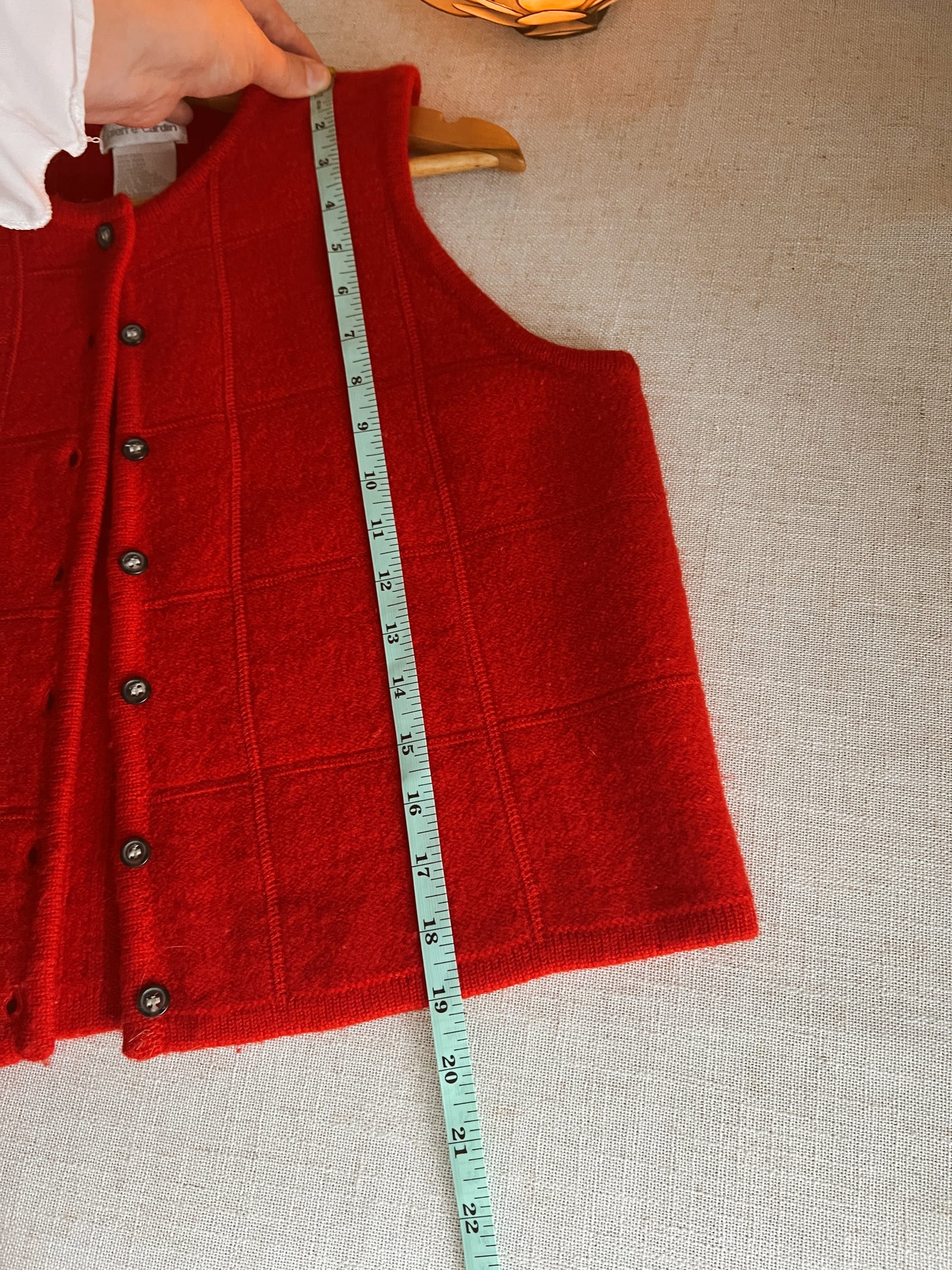 Vtg Wool Vest (M)