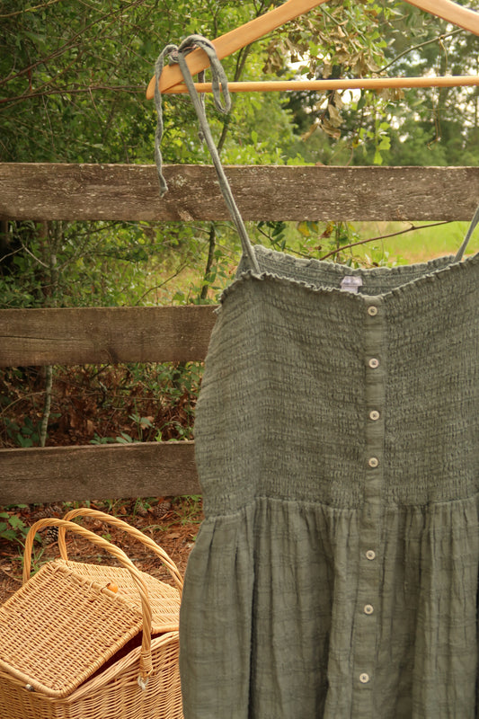 Cotton Maxi Dress (XL)