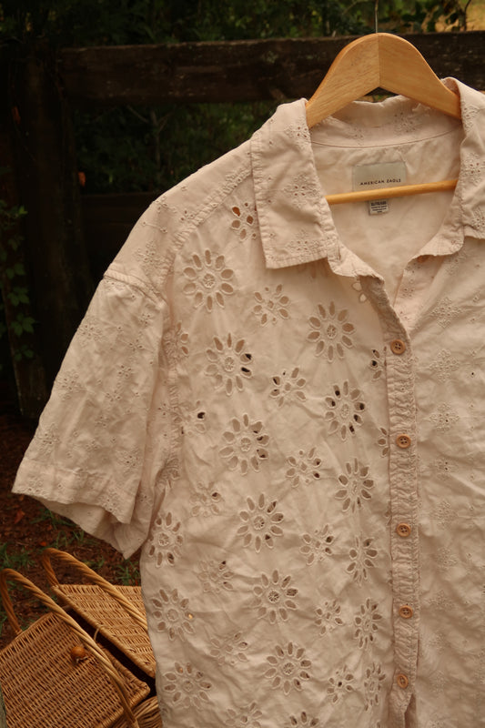 Beautiful Embroidered Blouse (XL)