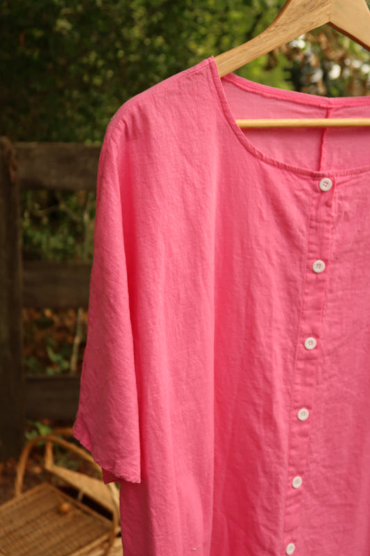Linen/Cotton Blend Dress (2X)