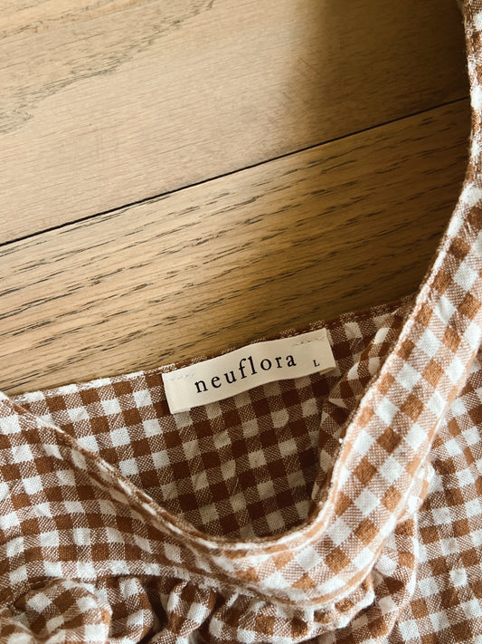Neuflora Gingham Blouse (L)