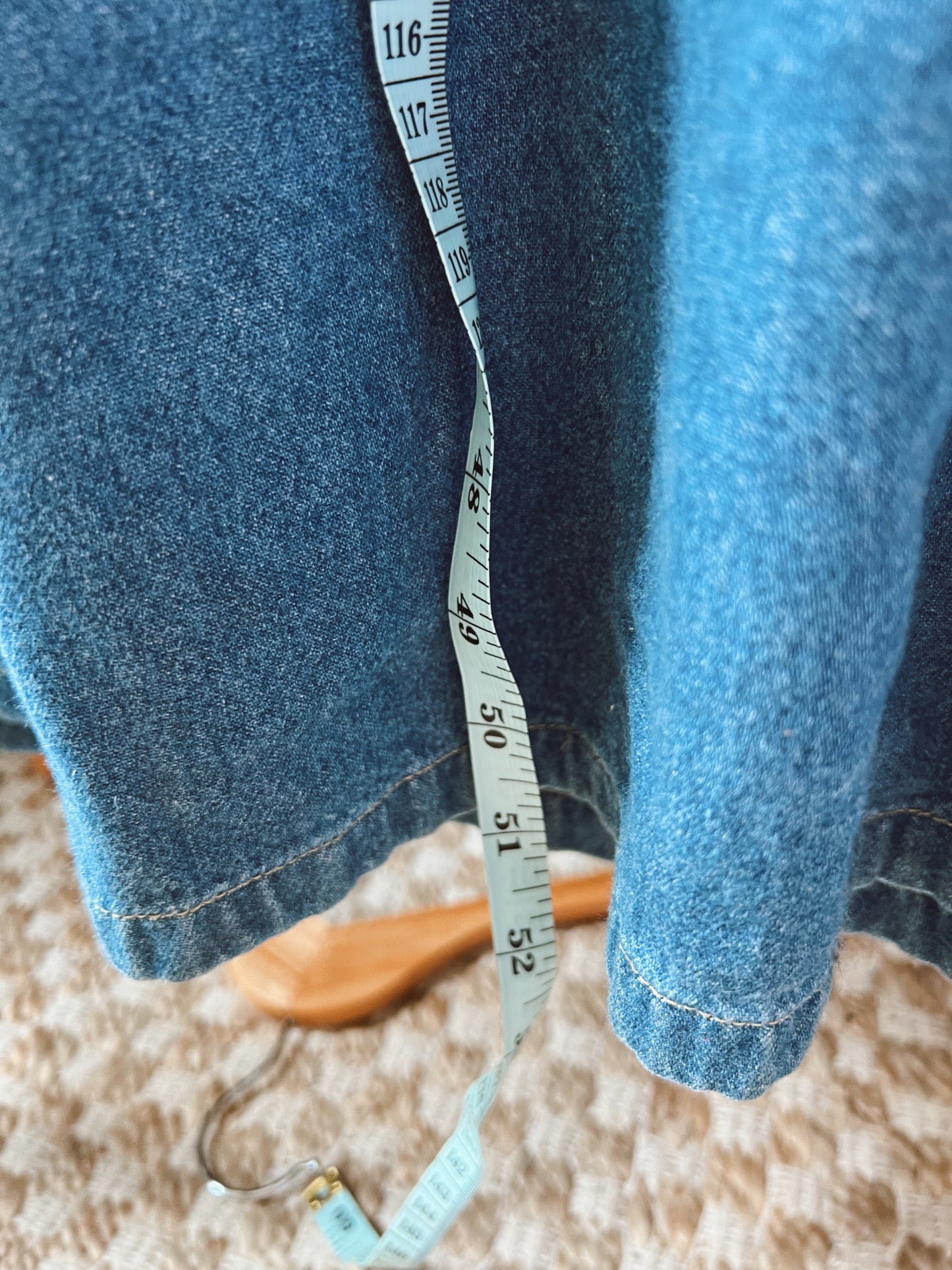 Vintage Denim Dress (XL)