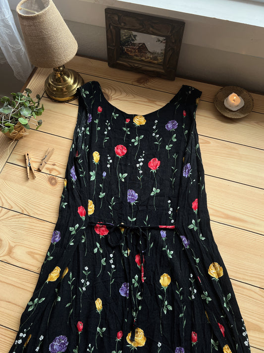 Vintage Floral Dress (XL/XXL)