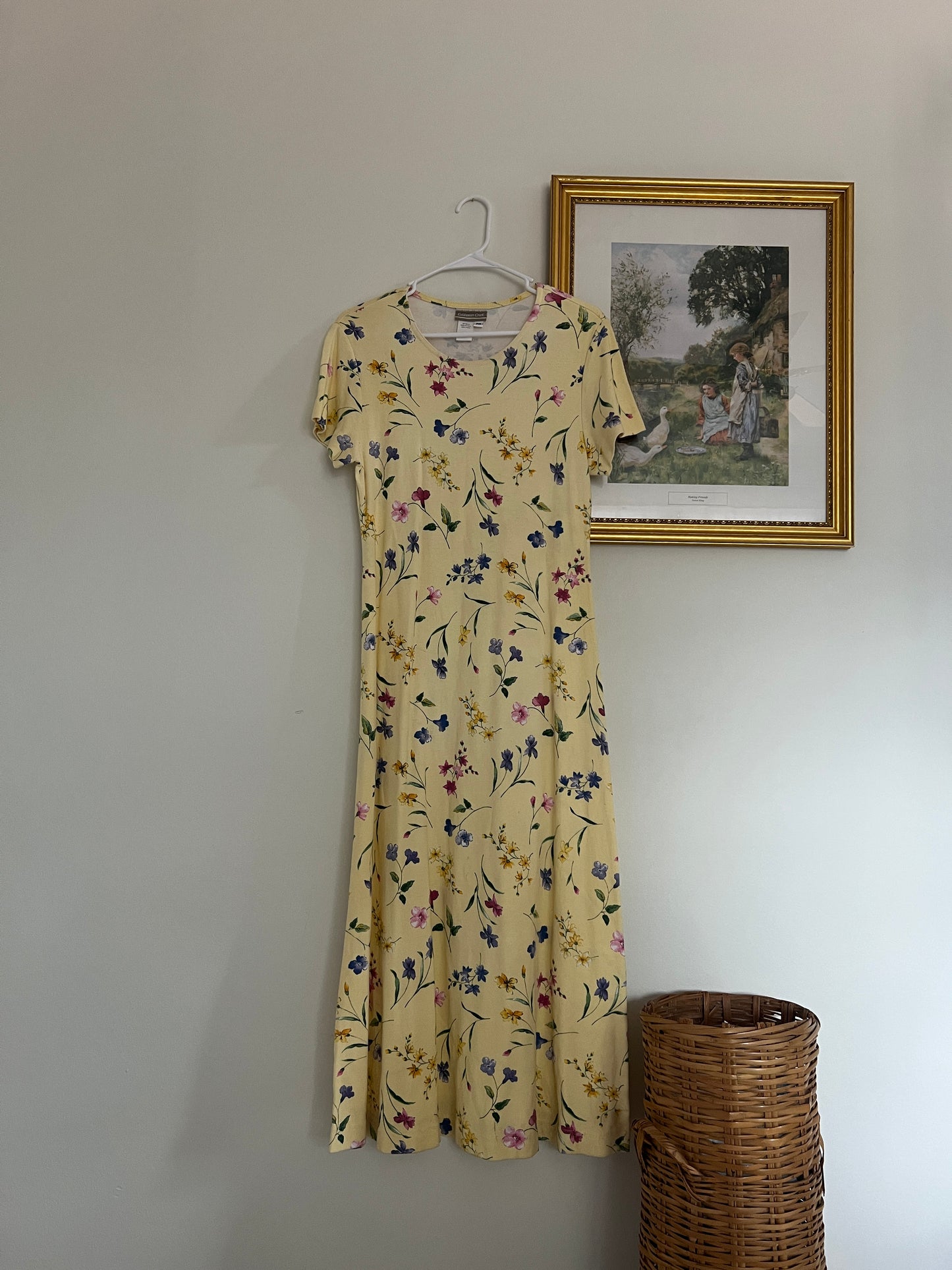 Vintage Floral Dress (M)