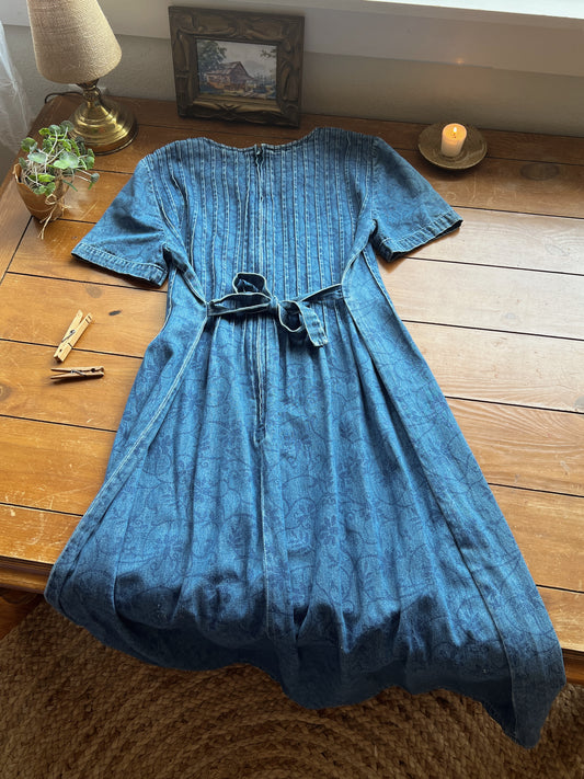 Vtg Denim Dress (8)