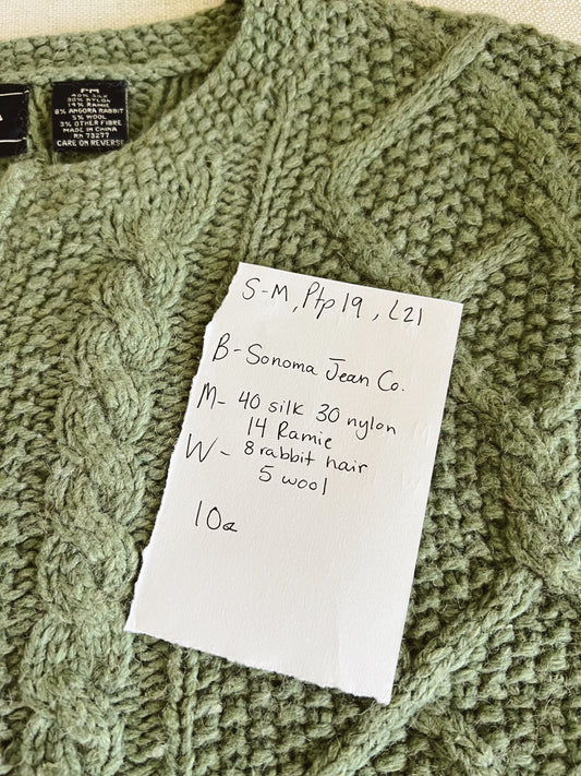 Vintage Zip Up Sweater (M)