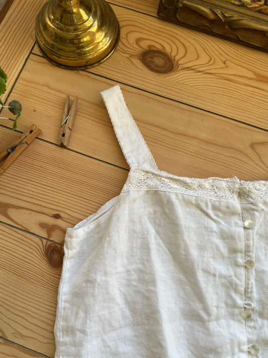 Dainty Linen Tank (M)