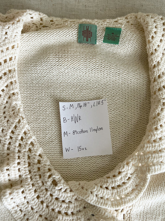 Cream Knit Blouse (M)