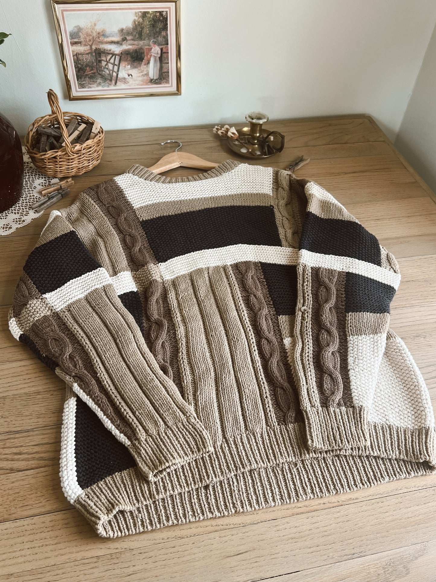 Vintage Knit Sweater (L)