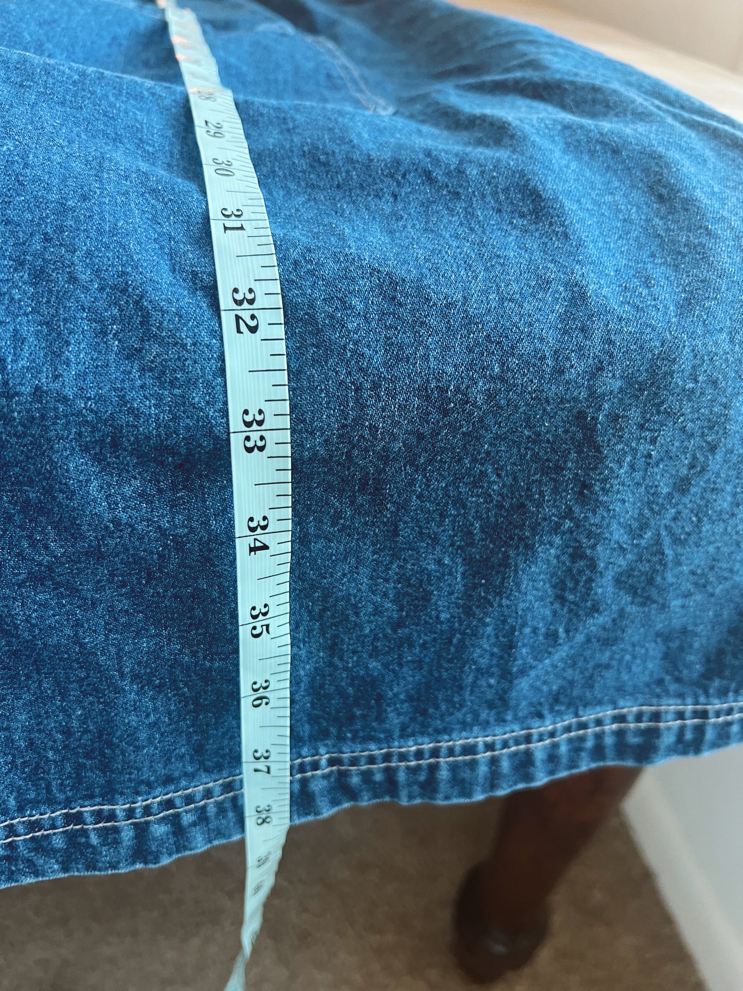 Vintage Denim Dress (2/3X)