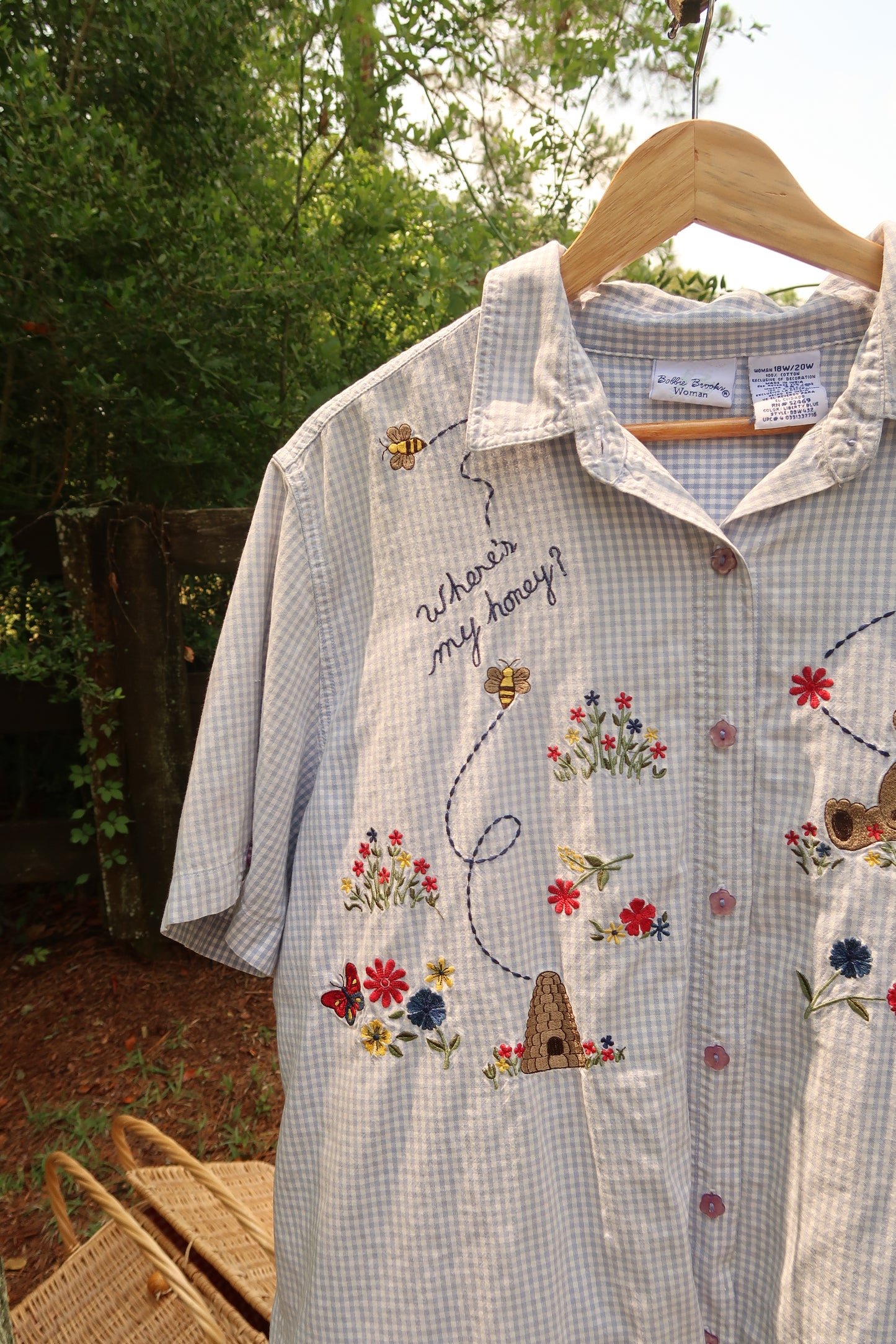 Vintage Embroidered Blouse (18/20W)
