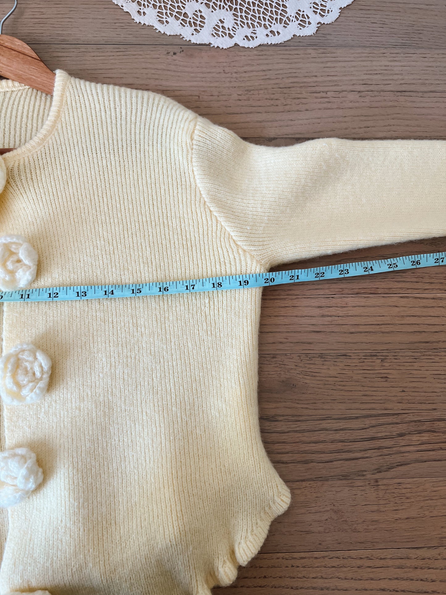 Butter Yellow Cardigan (XL)