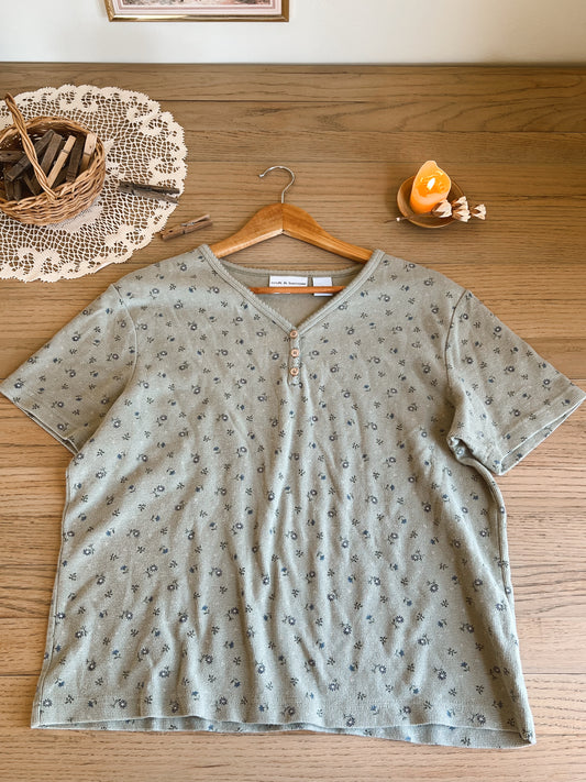 Dainty Floral Blouse (L)