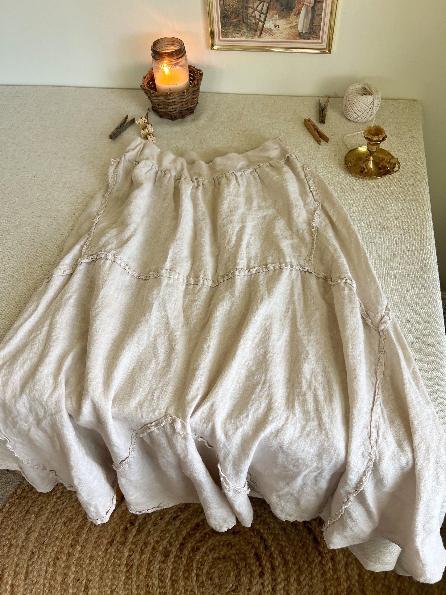 The PERFECT Linen Skirt (M)