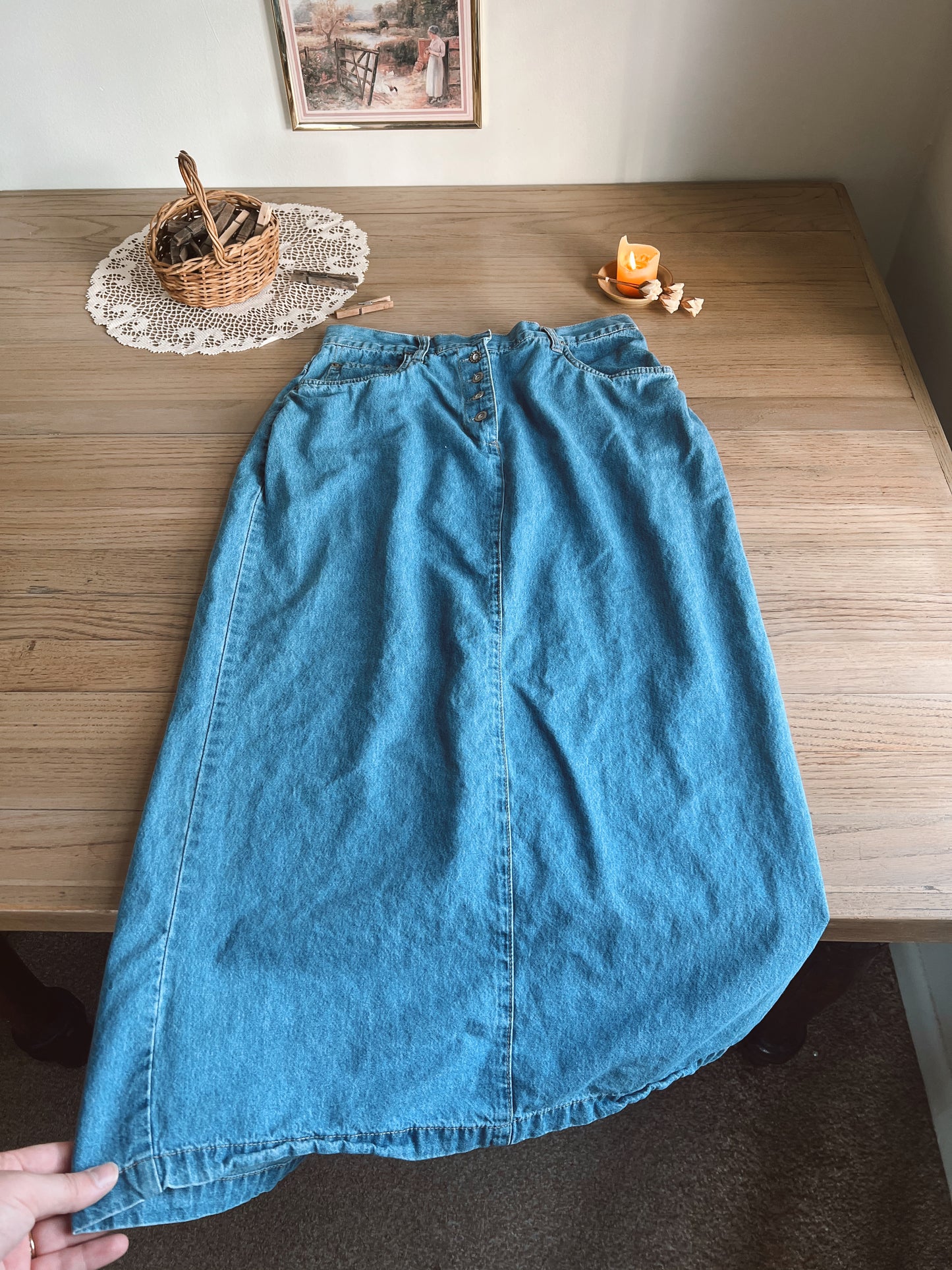 Vintage Denim Skirt (14)