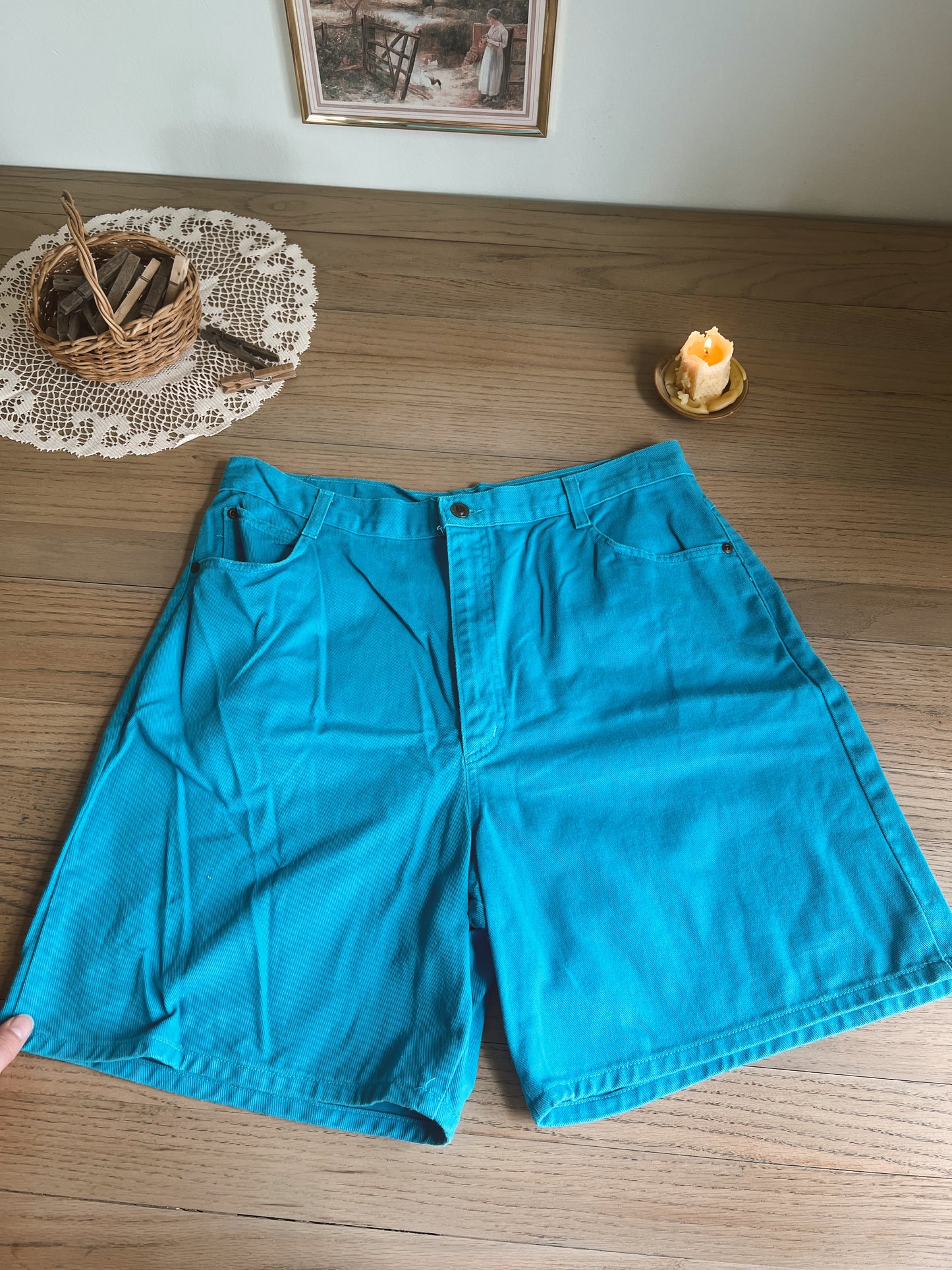 Vintage Denim Shorts (34”W)