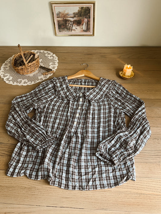 Peter Pan Collared Blouse (S)