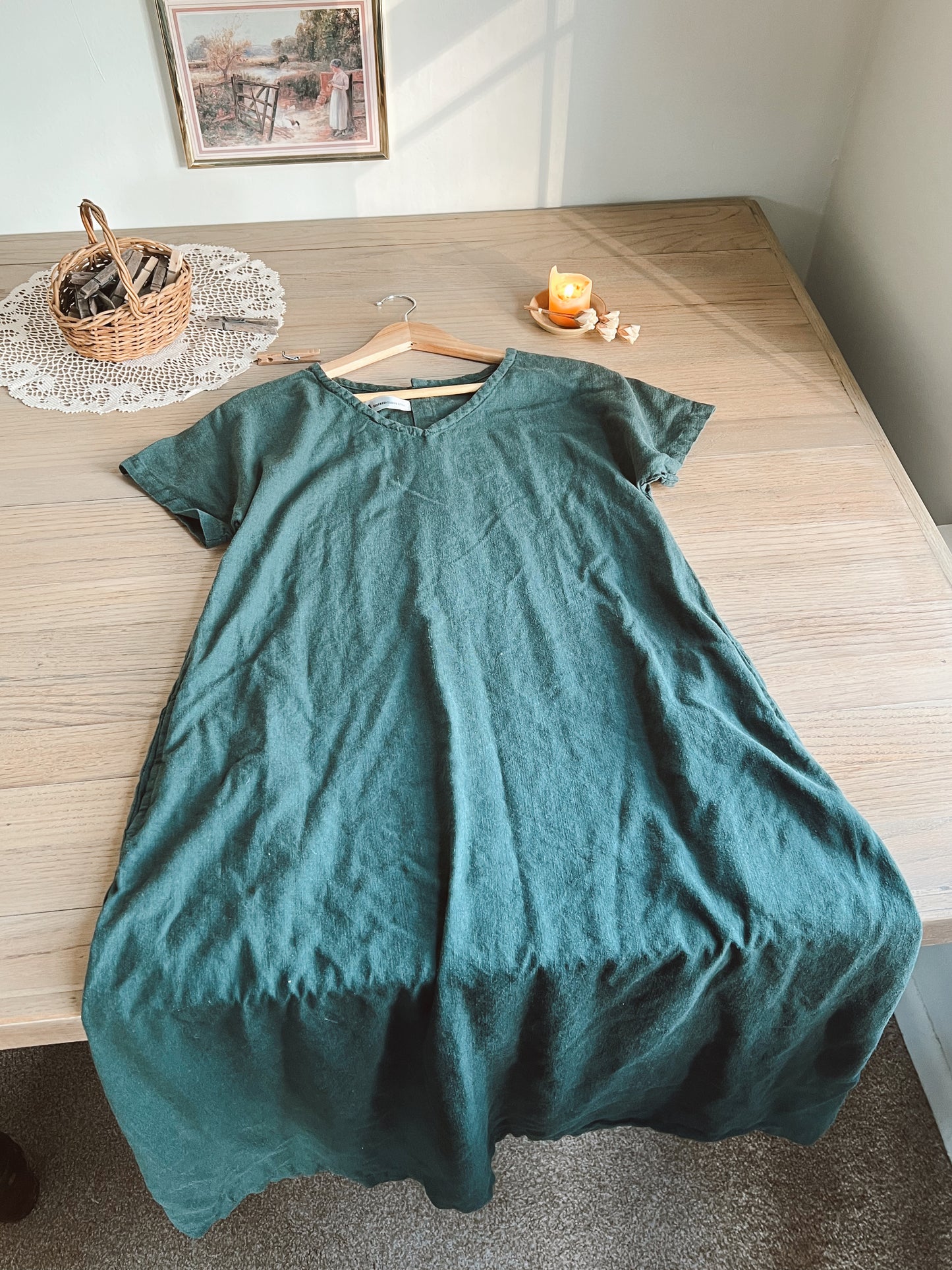 Linen/Cotton Dress (L)