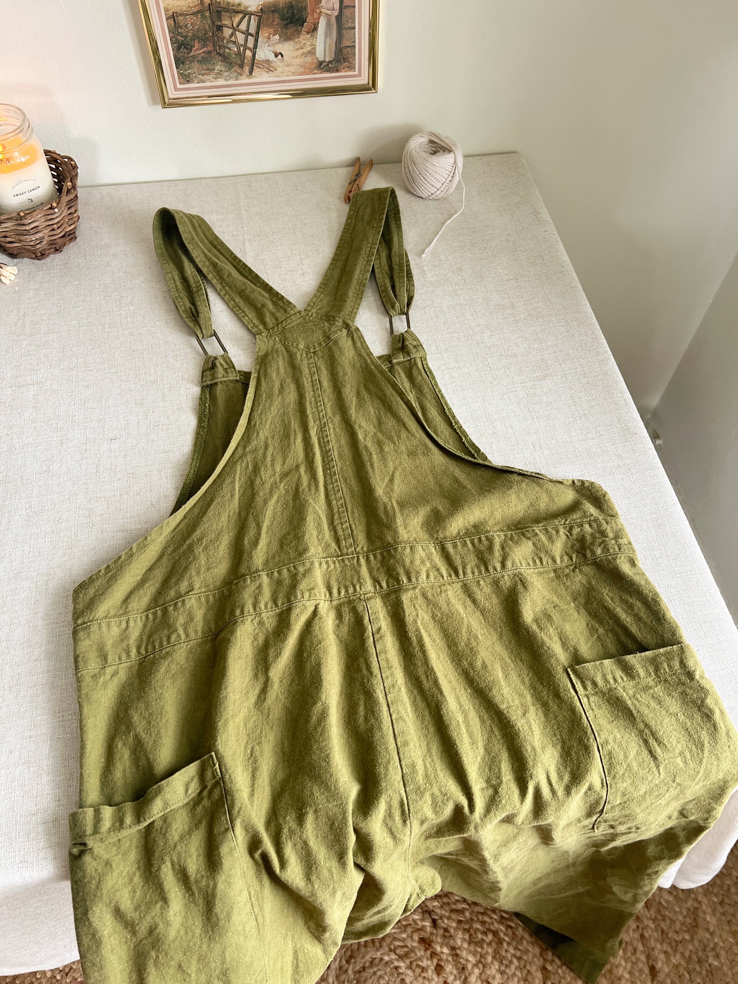 Linen/Cotton Romper (M)