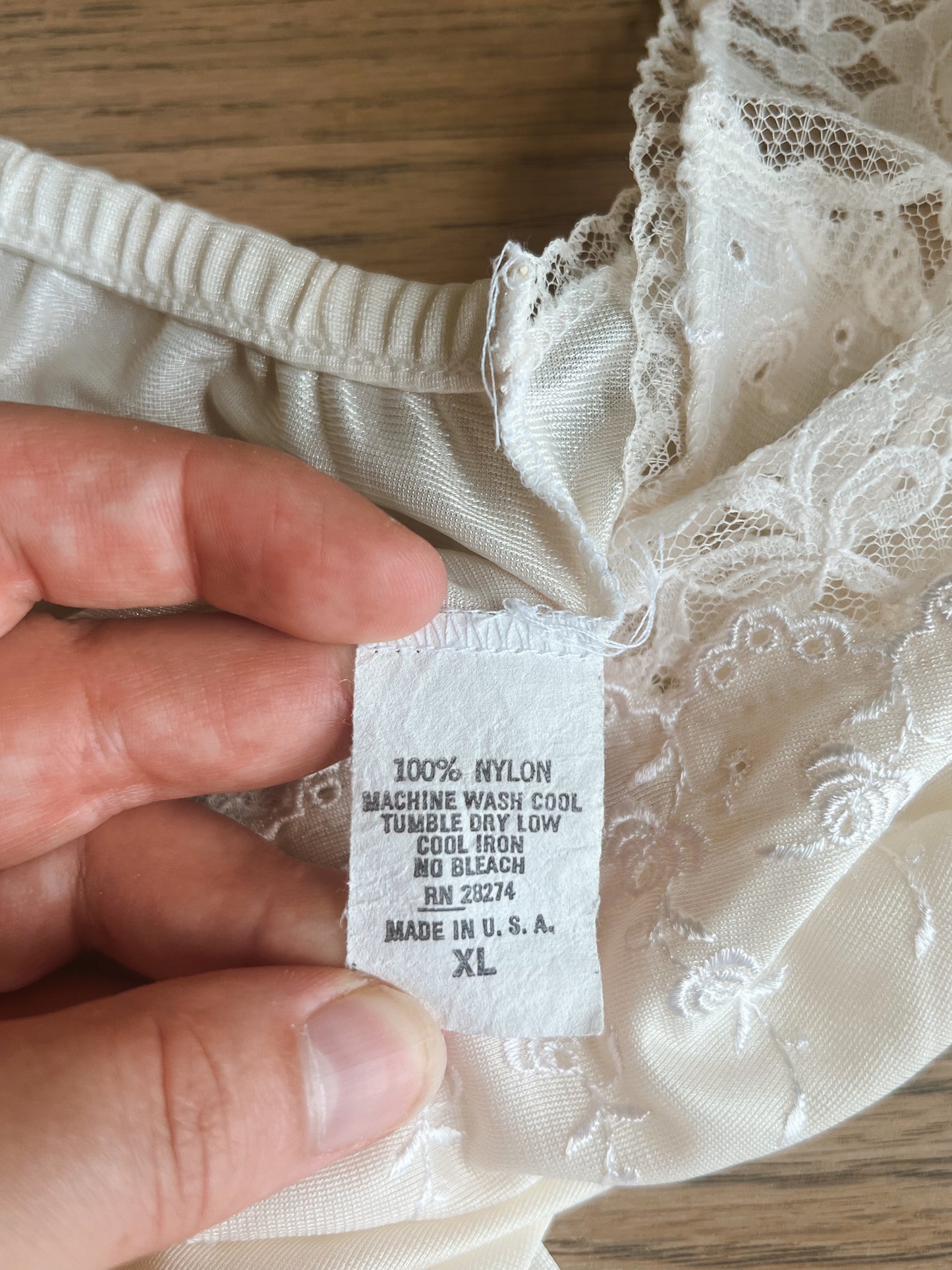 Bridal/Lace Nightgown (XL)