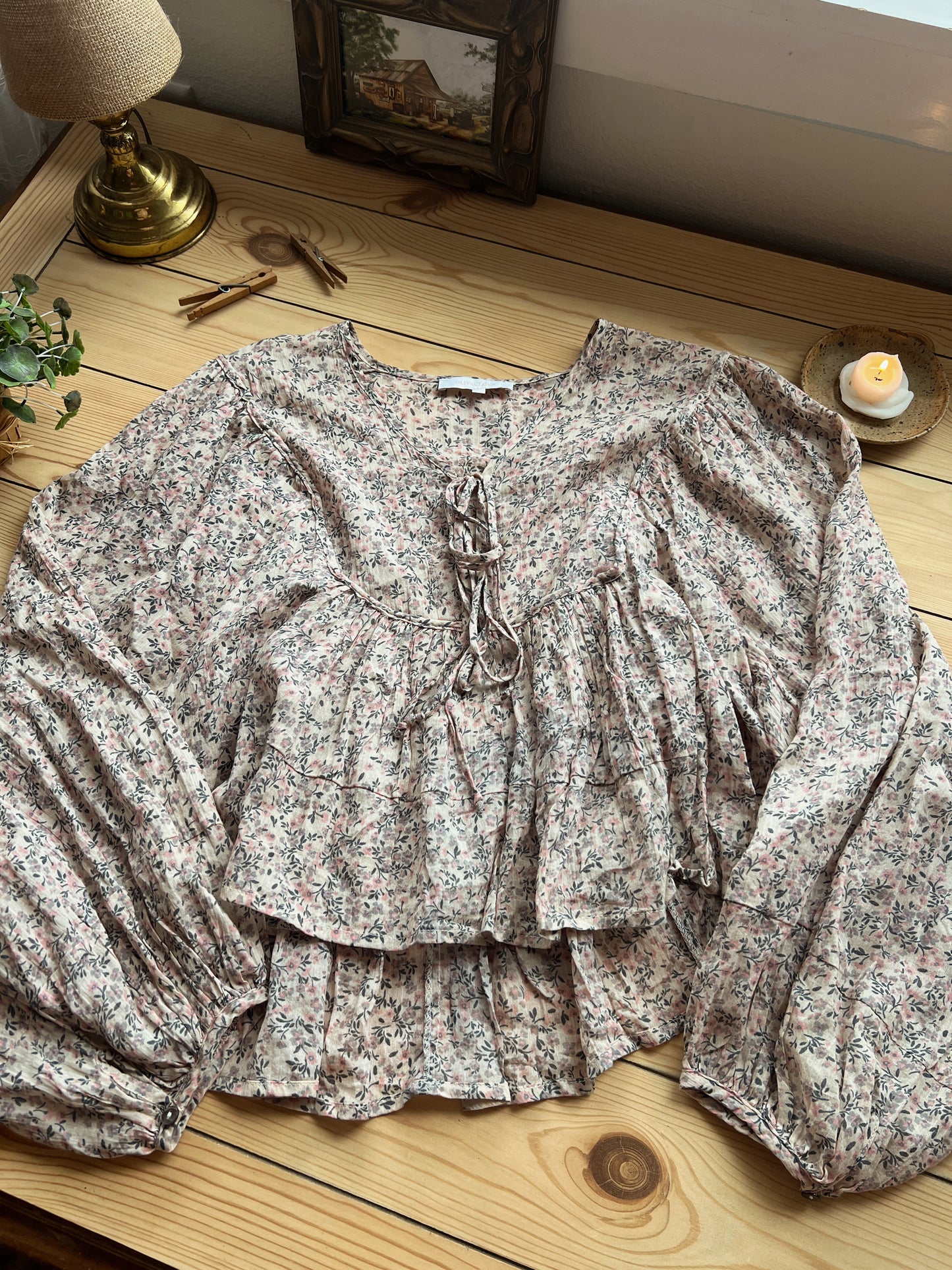 Floral Blouse (M/L)