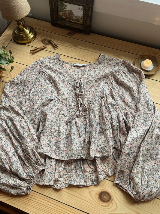 Floral Blouse (M/L)