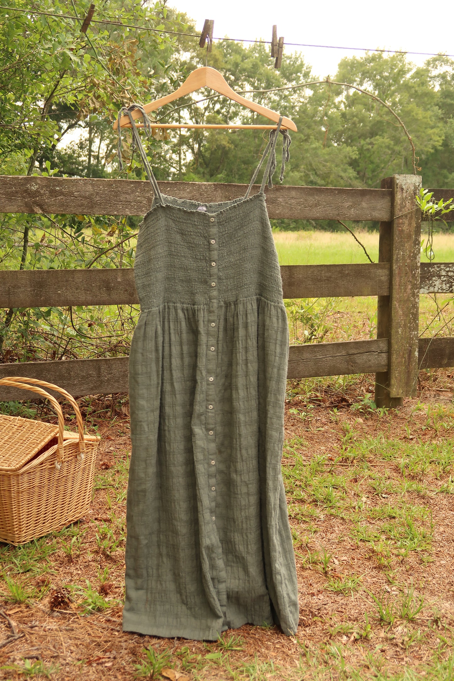 Cotton Maxi Dress (XL)