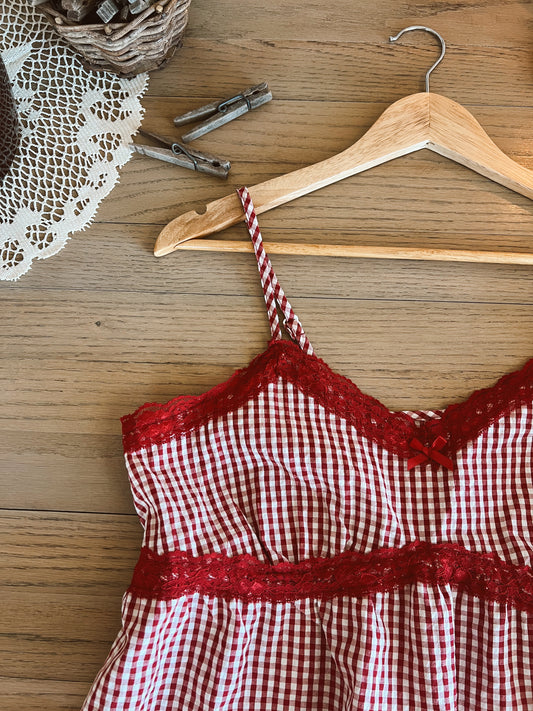Gingham Tank (L)