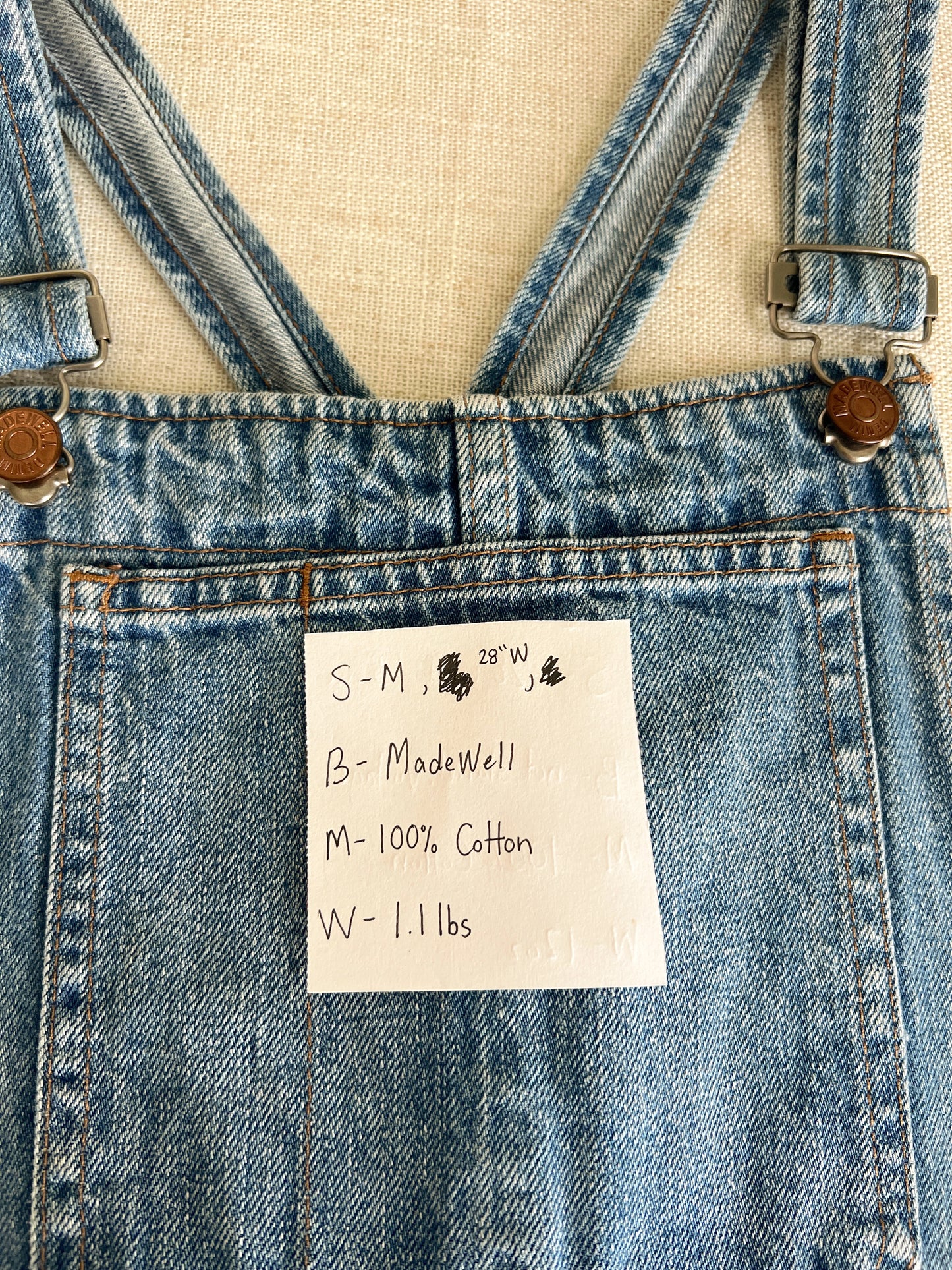 Madewell Shortalls (M) Sold Out Online