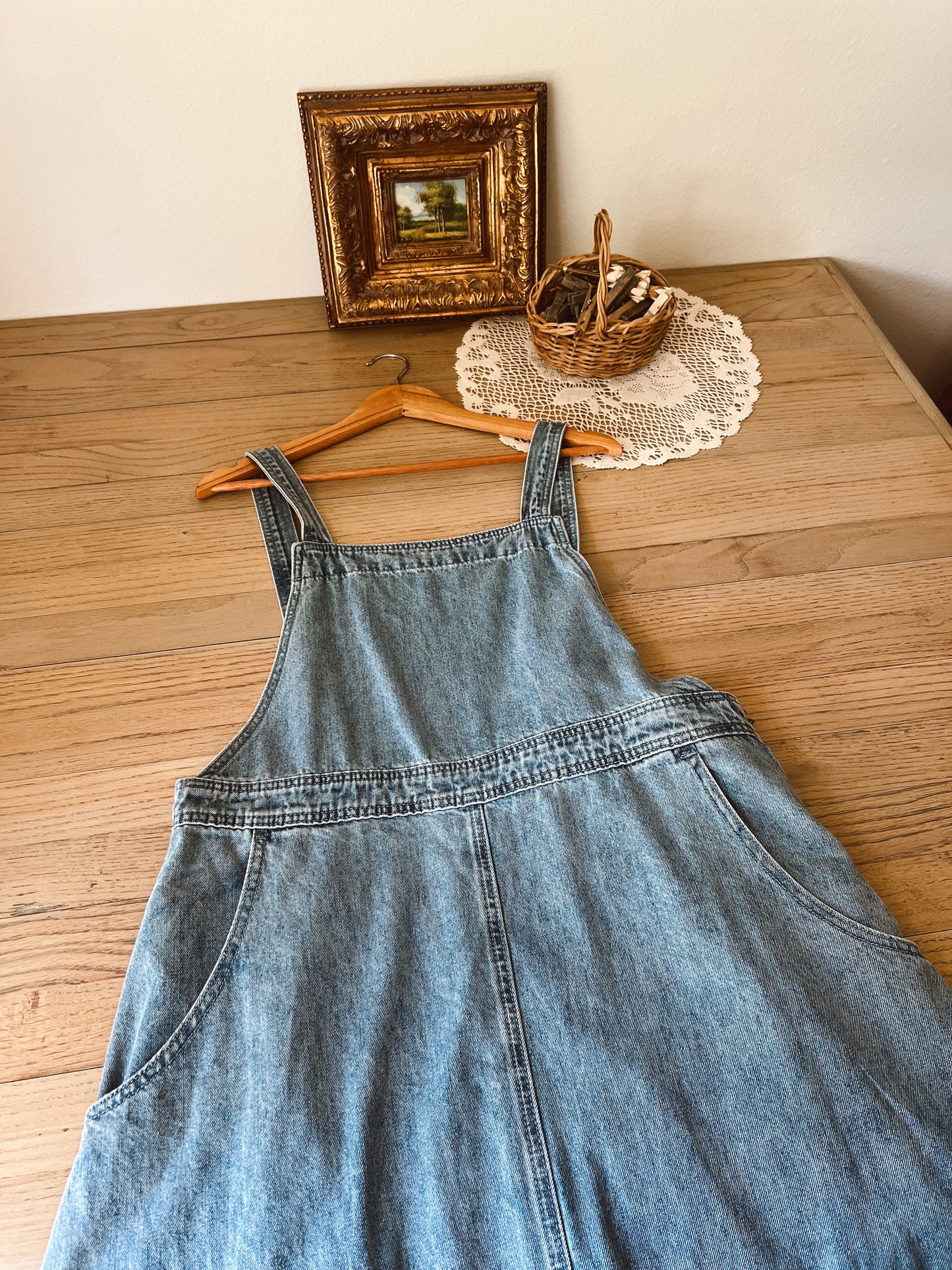Neuflora Denim Overall Dress (XL)