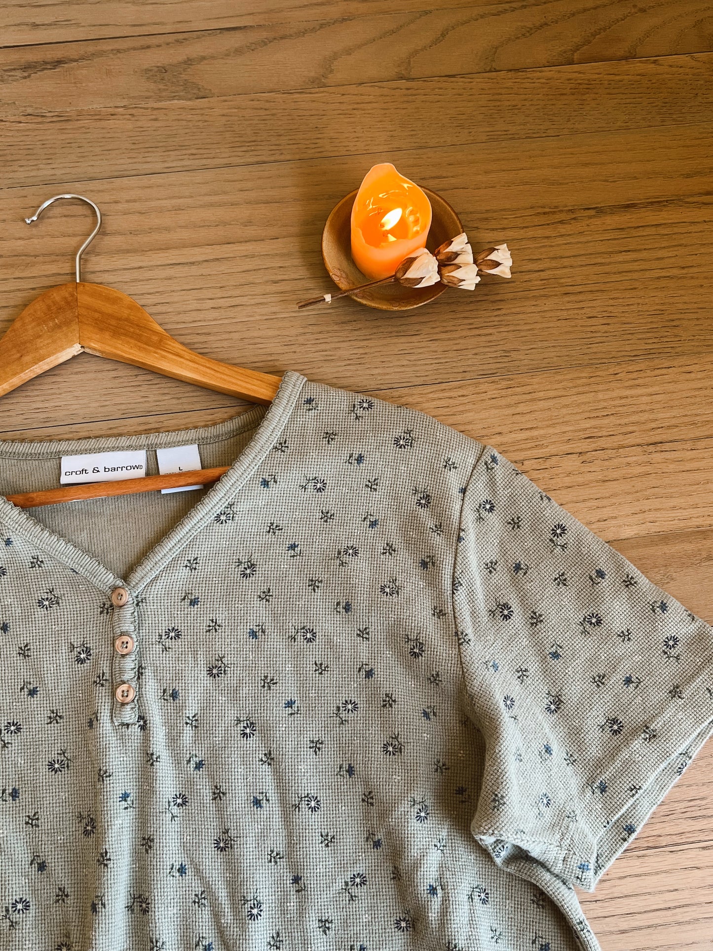 Dainty Floral Blouse (L)