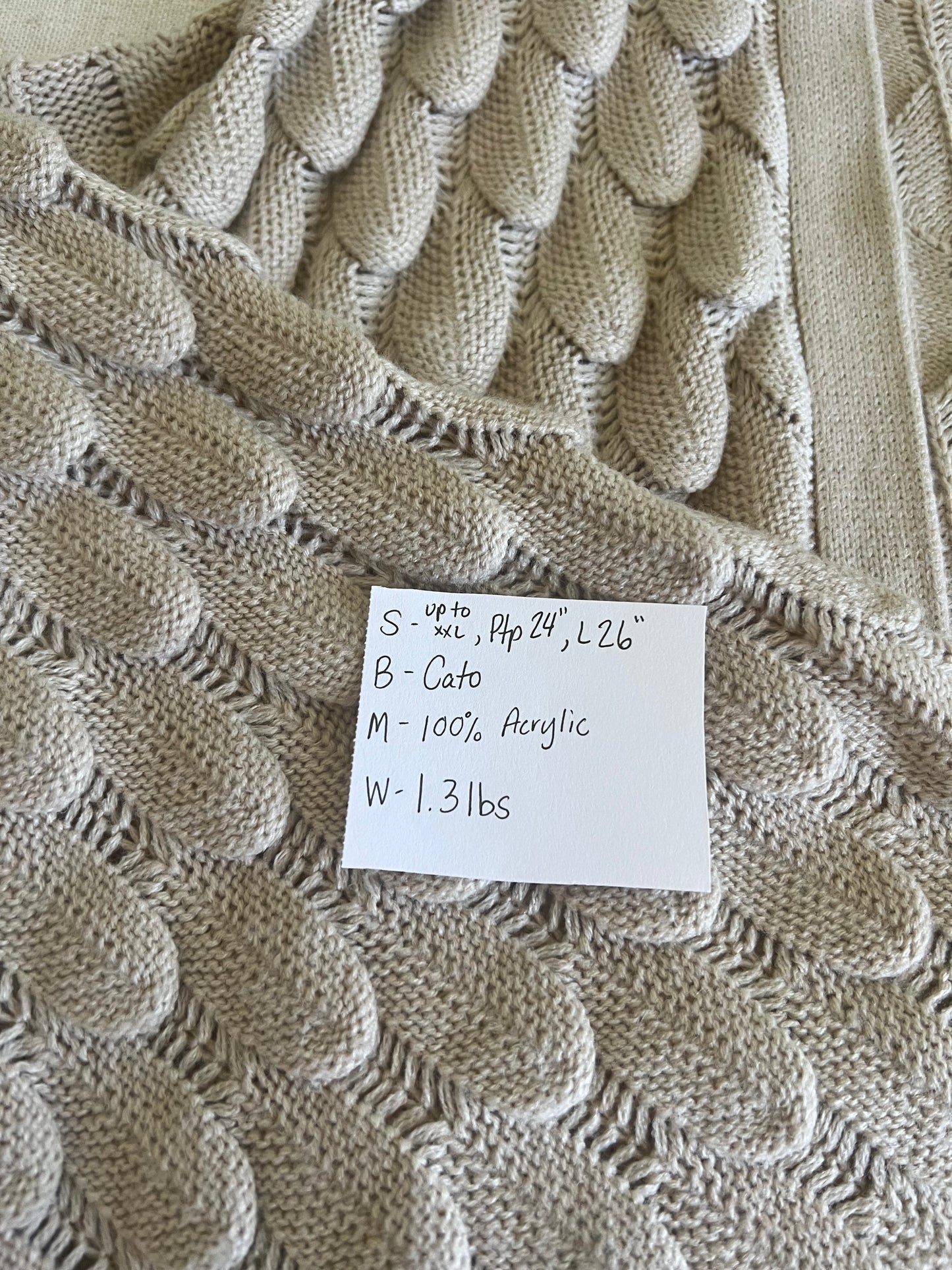 Cozy Scalloped Cardigan (M-XXL)